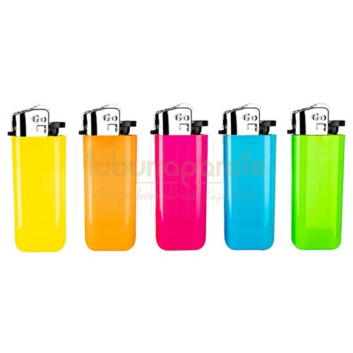Bricheta mini cu gaz confectionata din plastic de diferite culori 